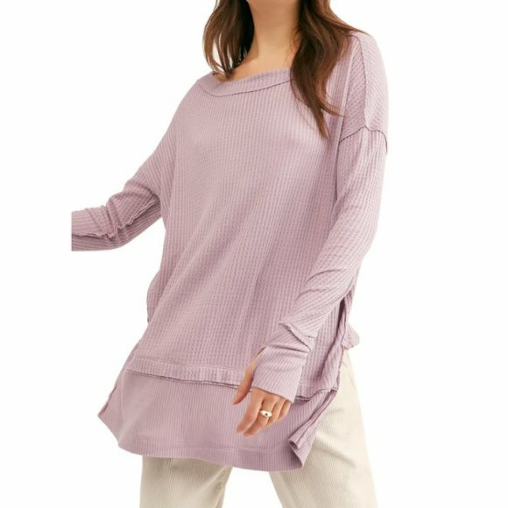 NWOT Free People North Shore Thermal Tunic Top